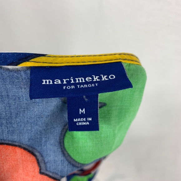 Ladies Marimekko For Target Floral Mini Dress Tunic Shift Size Medium - Picture 4 of 5